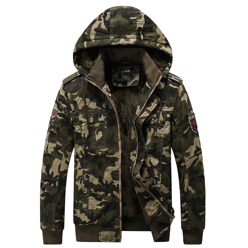Urban Valor Camo Jacket - Lightweight Windbreaker Outdoor Coat