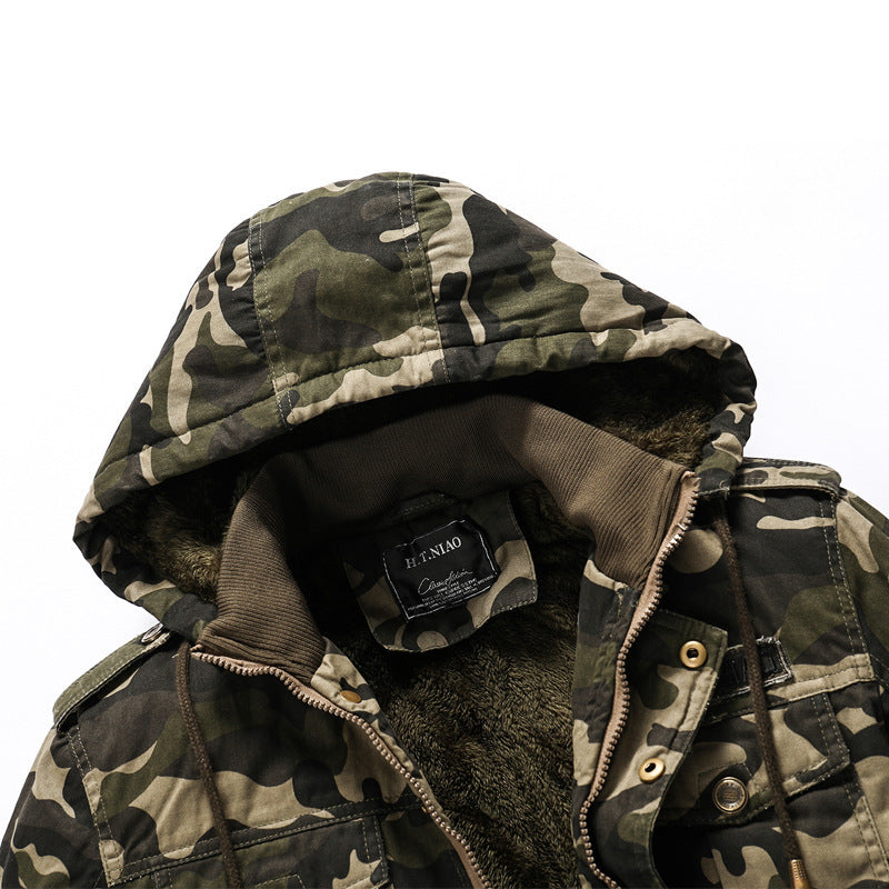Urban Valor Camo Jacket - Lightweight Windbreaker Outdoor Coat