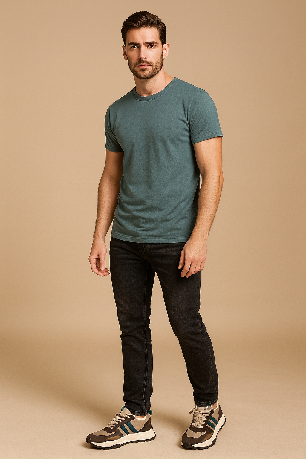 Men’s Low-Top Casual Trainers – Comfortable Everyday Sneakers with Non-Slip Sole