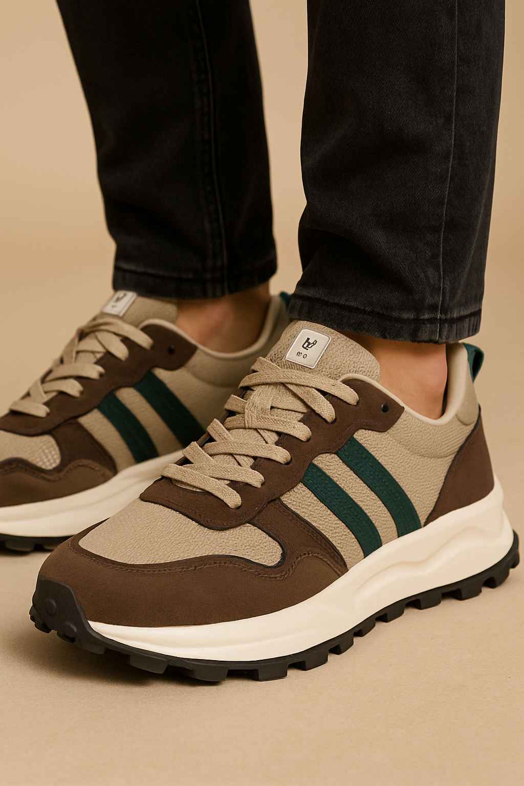 Men’s Low-Top Casual Trainers – Comfortable Everyday Sneakers with Non-Slip Sole