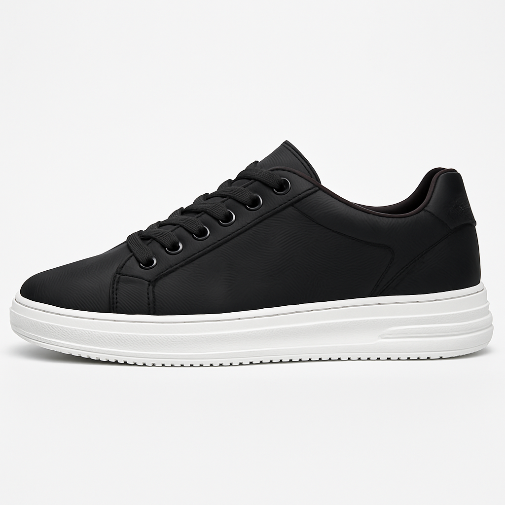 Men’s Suede-Look Casual Sneakers – Minimalist Comfortable Trainers