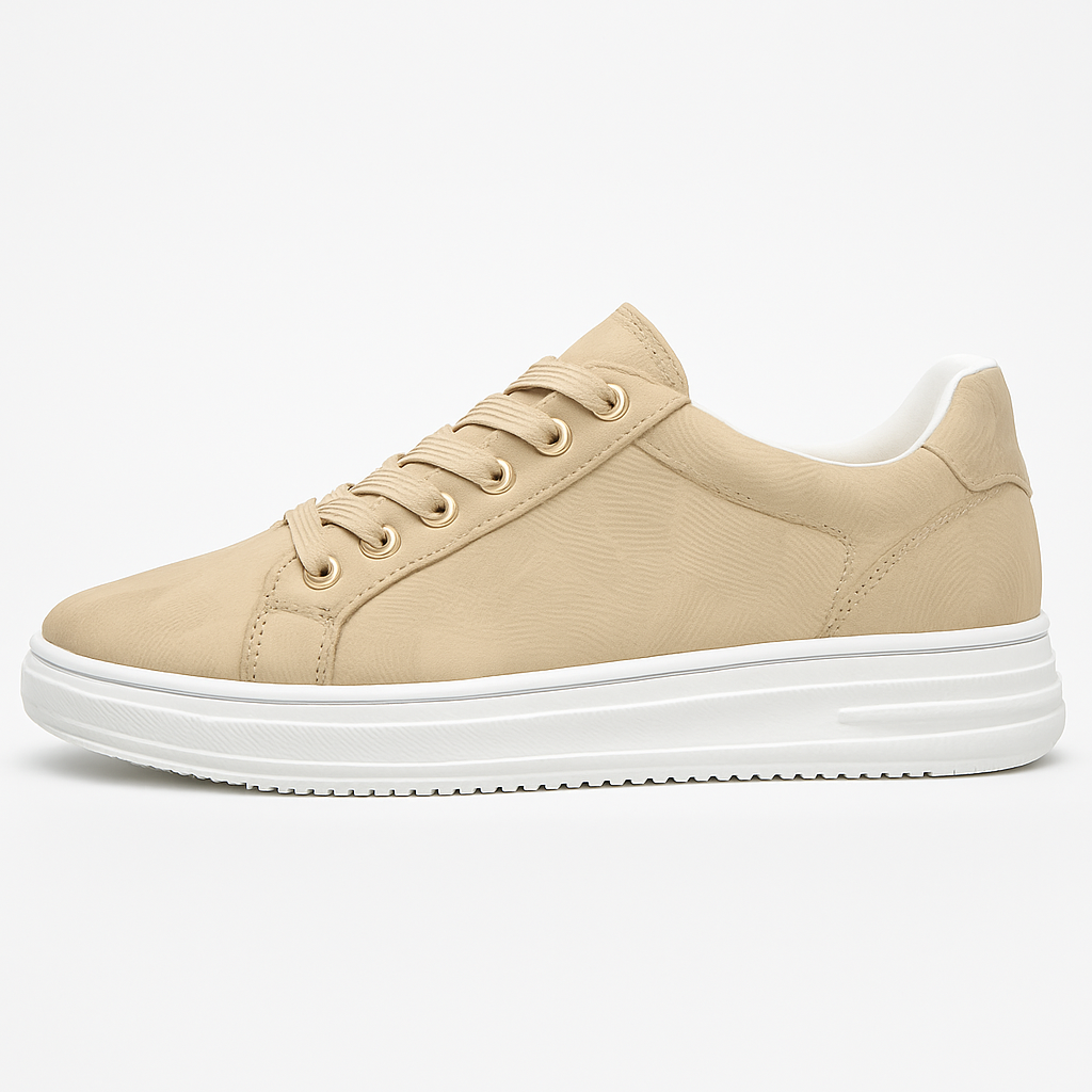 Men’s Suede-Look Casual Sneakers – Minimalist Comfortable Trainers