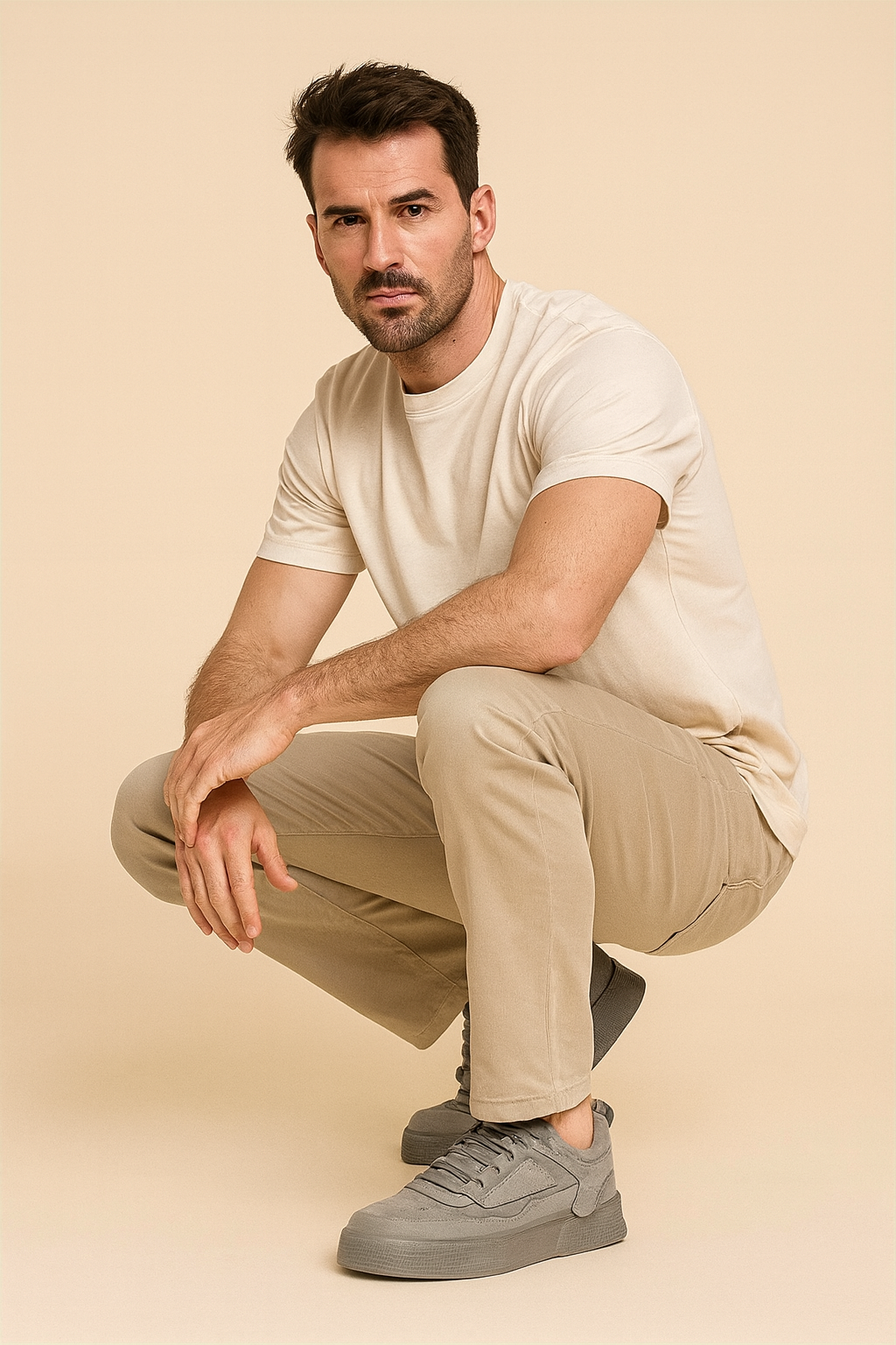 Men’s Suede-Look Sneakers – Stylish Comfortable Trainers for Streetwear