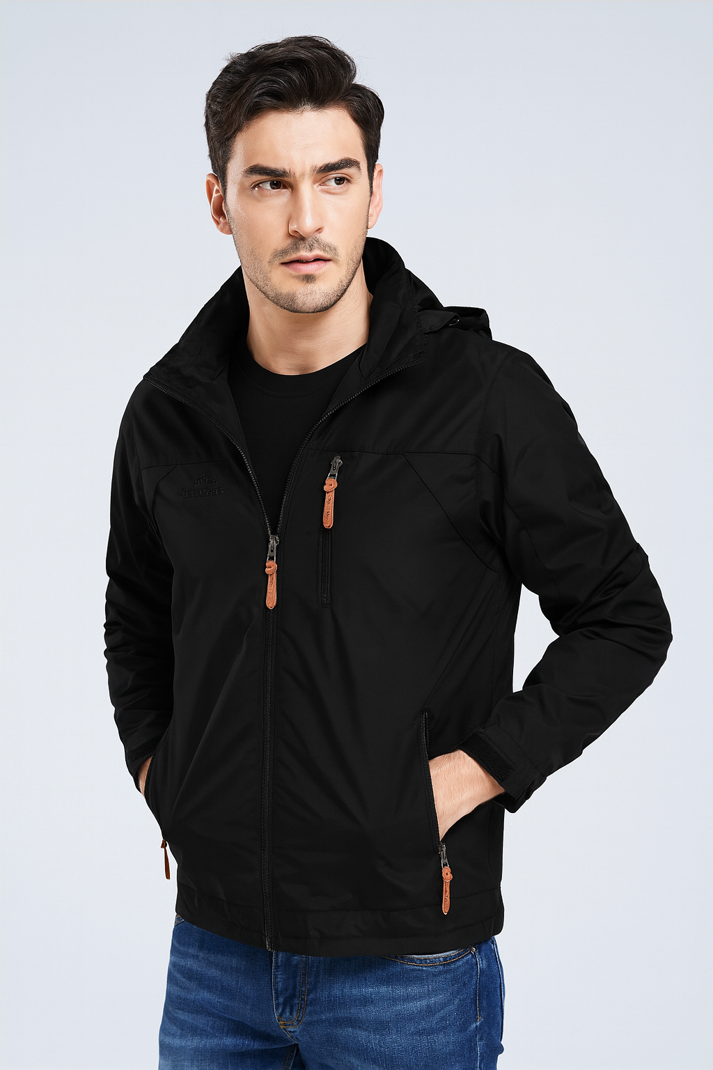 Men’s Outdoor Windbreaker Jacket – Lightweight & Water-Repellent