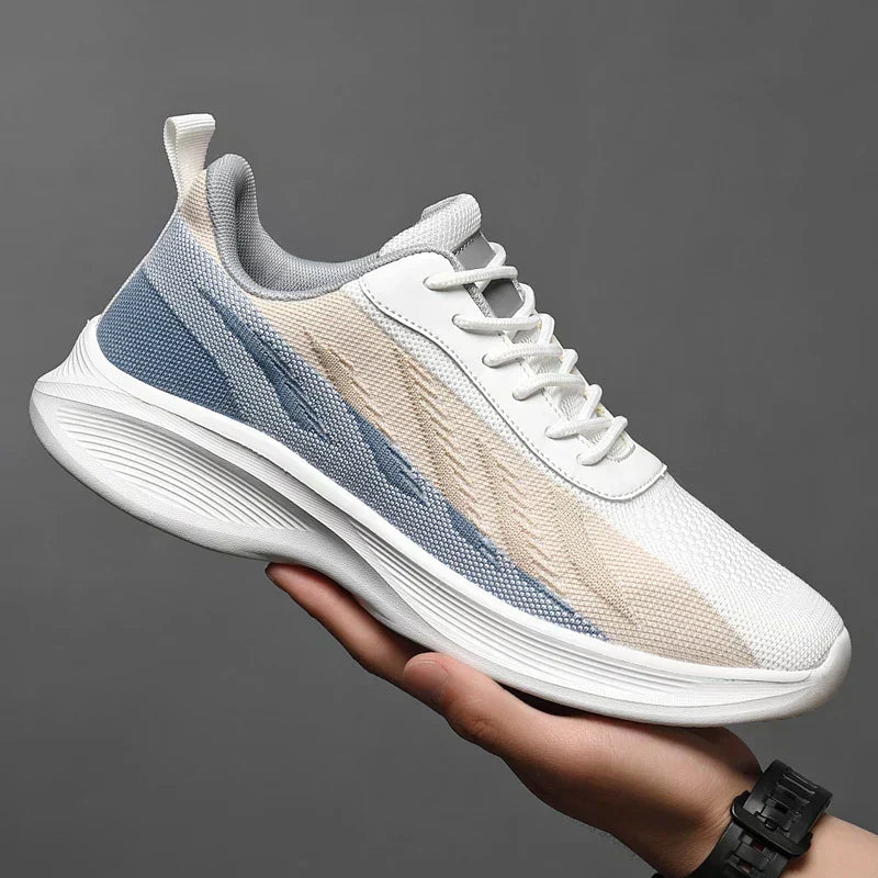 Lightweight Men’s Mesh Trainers – AirWave Sneakers with Cushioned Sole