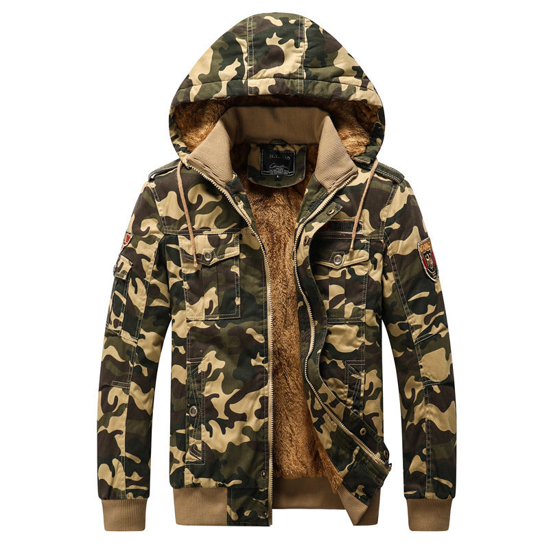 Urban Valor Camo Jacket - Lightweight Windbreaker Outdoor Coat
