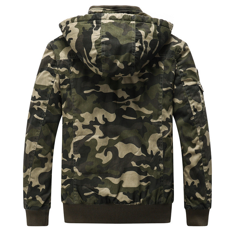 Urban Valor Camo Jacket - Lightweight Windbreaker Outdoor Coat