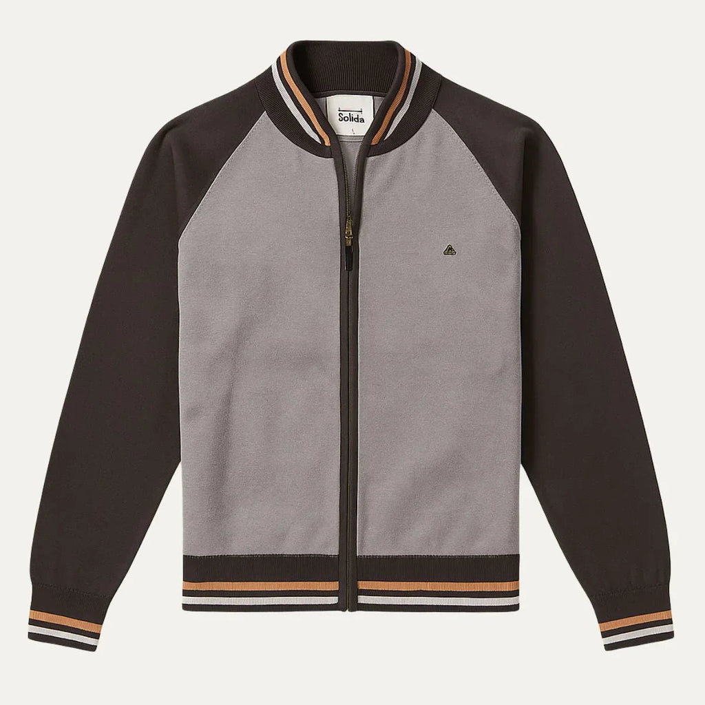 Men’s Merino Wool Zip Cardigan – Smart-Casual Knitwear