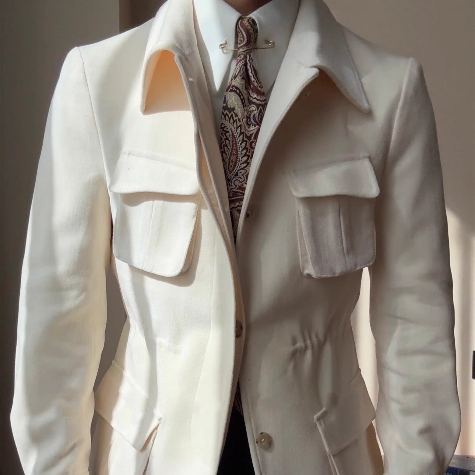 Wool Field Jacket – Tailored Elegance Meets Utility