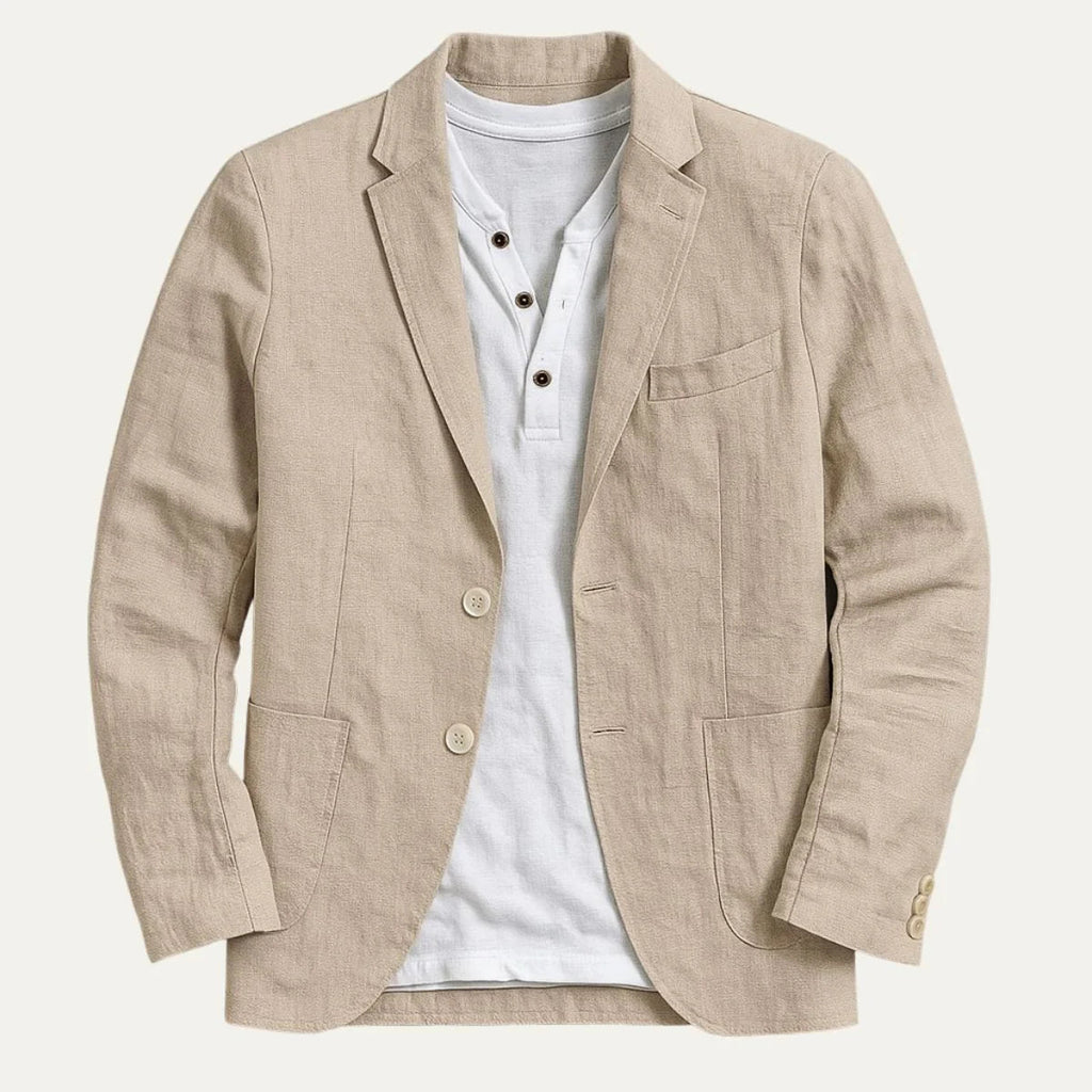 Men’s Linen Blazer – Lightweight Riviera Jacket