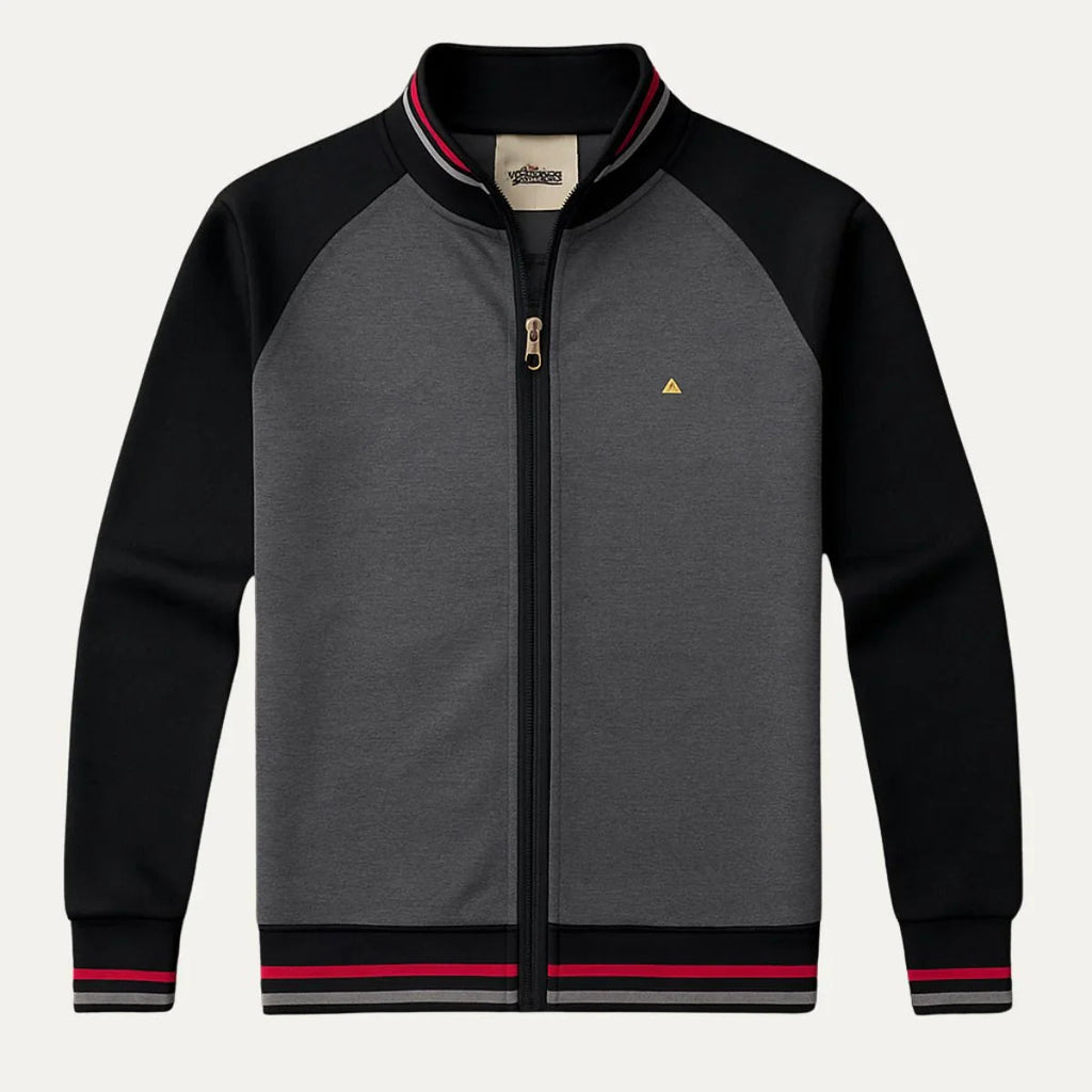 Men’s Merino Wool Zip Cardigan – Smart-Casual Knitwear