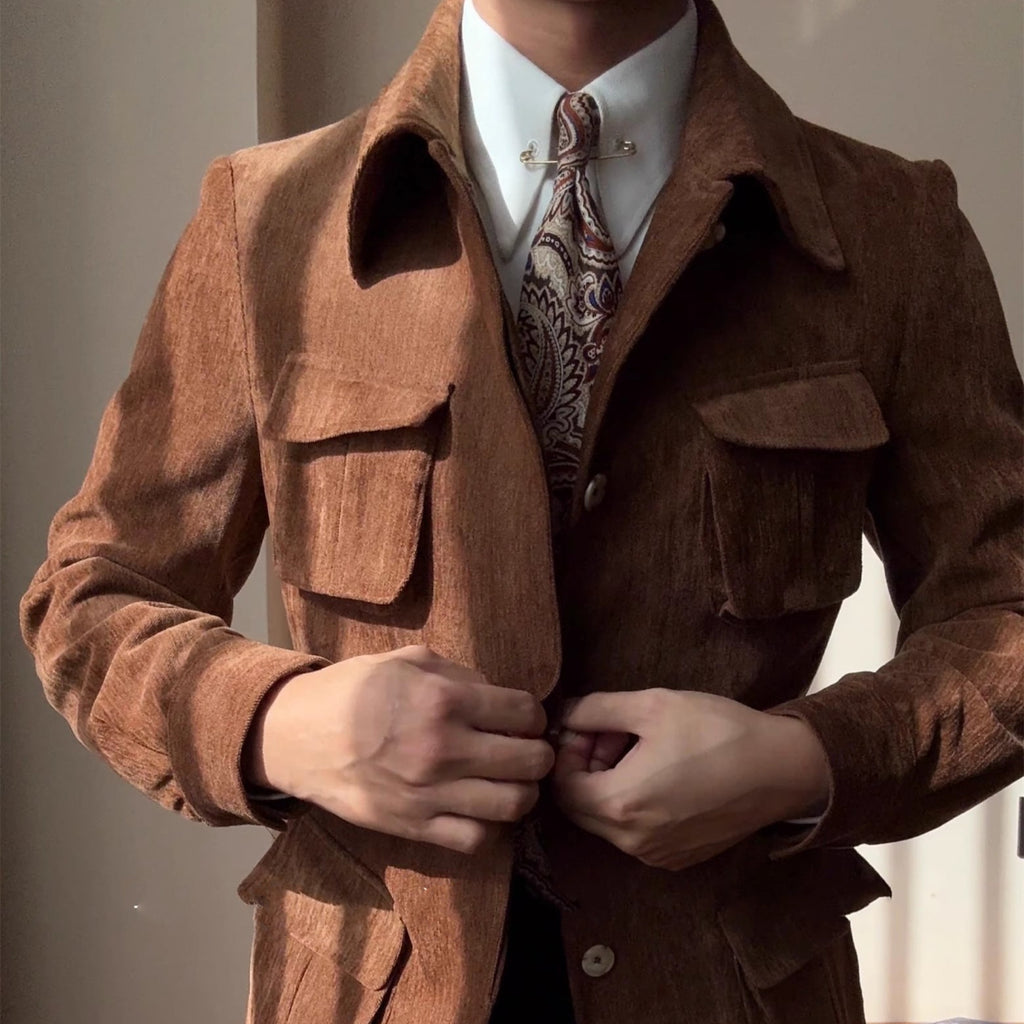 Wool Field Jacket – Tailored Elegance Meets Utility