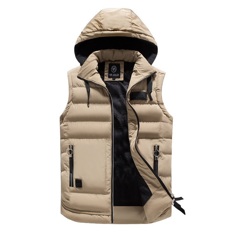 UrbanShield Puffer Gilet with Hood