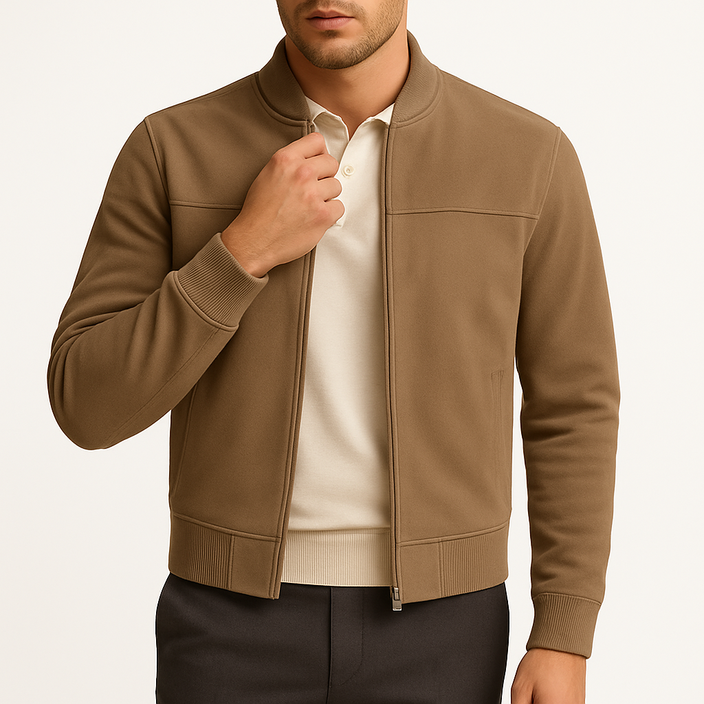 Men’s Suede Jacket – Tailored Fit, Soft Finish & Smart Casual Appeal