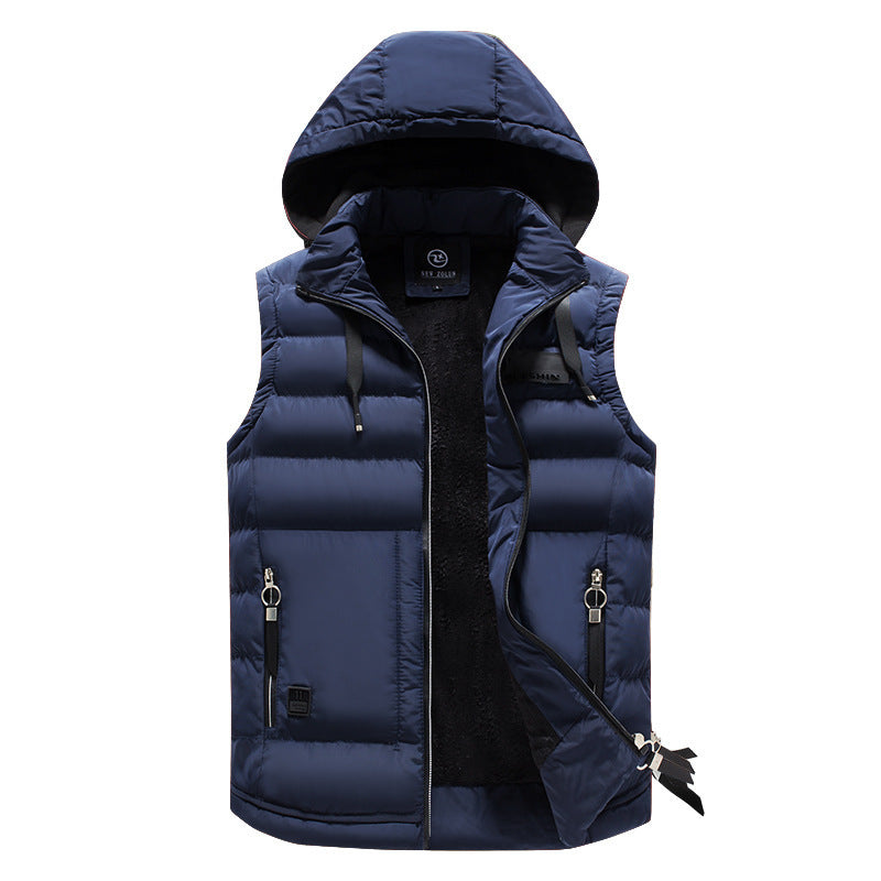 UrbanShield Puffer Gilet with Hood