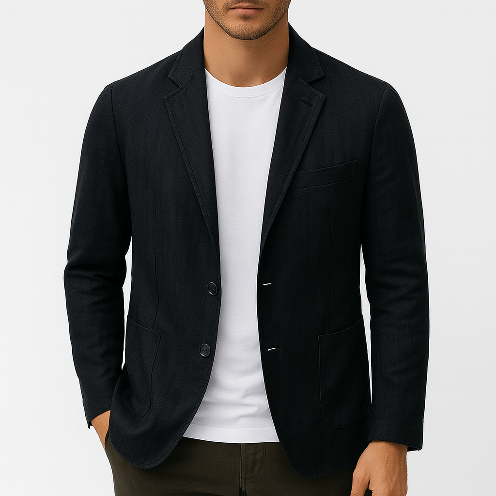 Men’s Linen Blazer – Lightweight, Slim Fit, Tailored Summer Jacket
