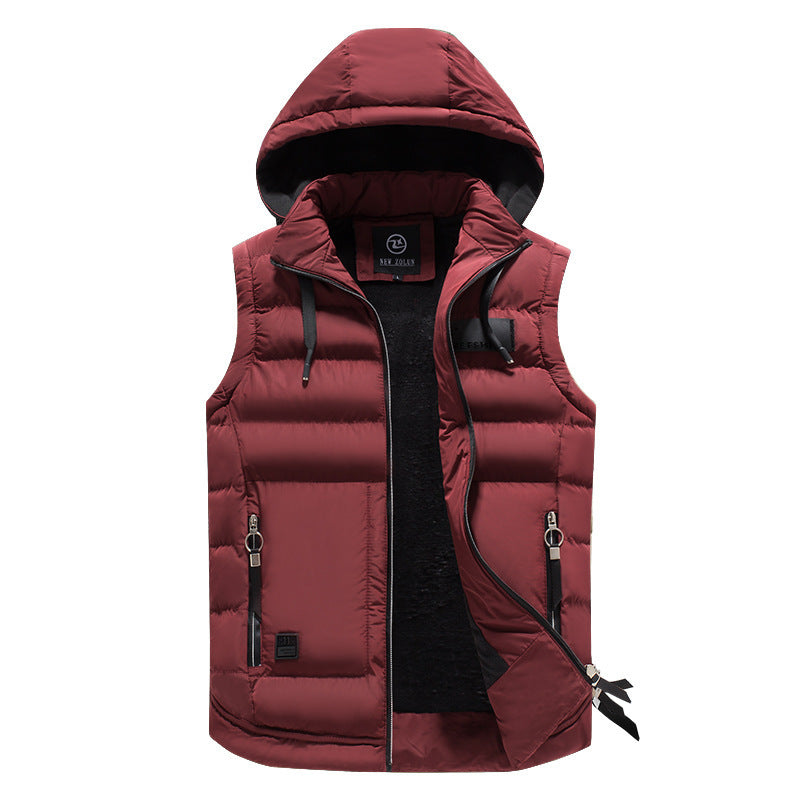 UrbanShield Puffer Gilet with Hood