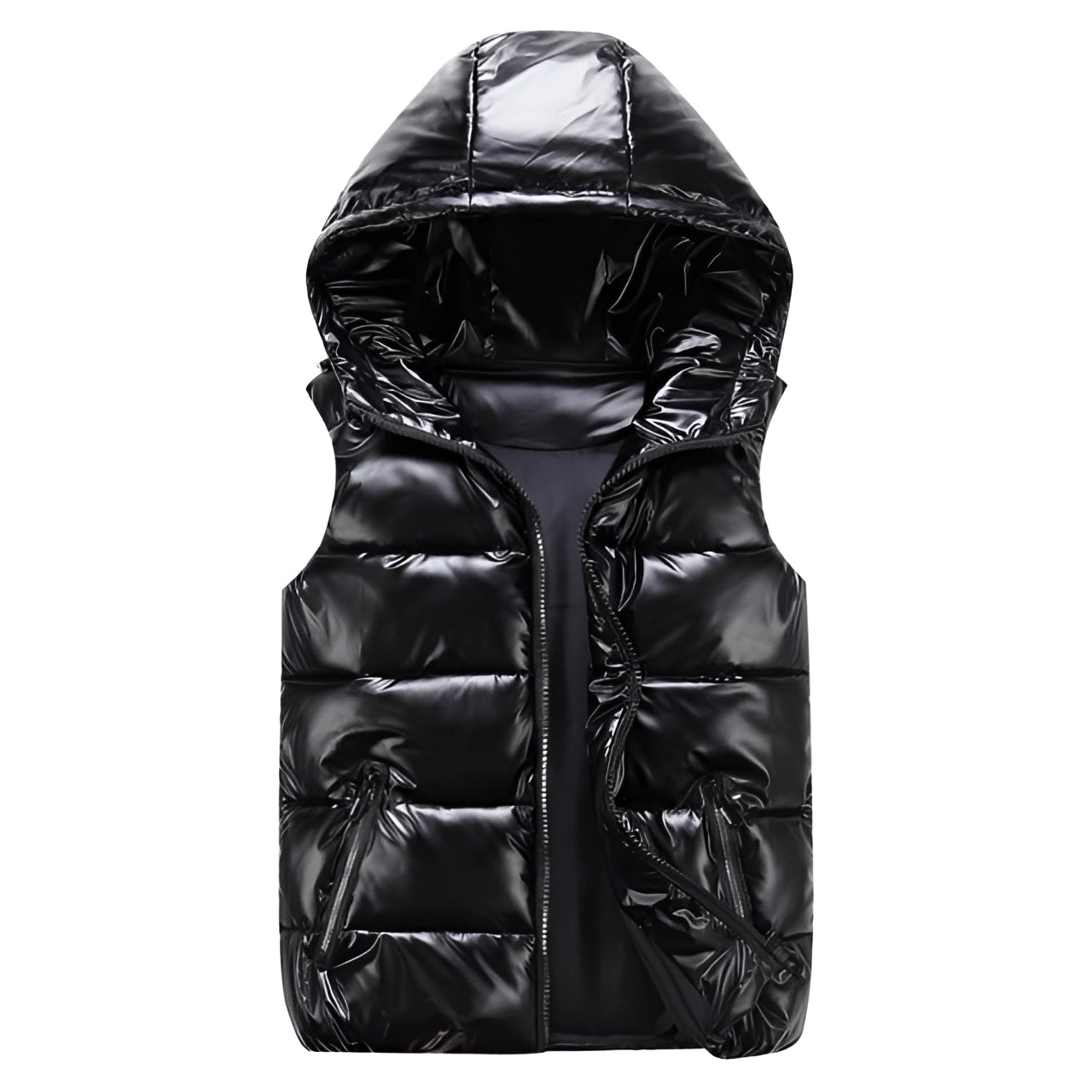 Men’s Puffer Vest – Reflective Quilted Bodywarmer – Lightweight Winter Gilet