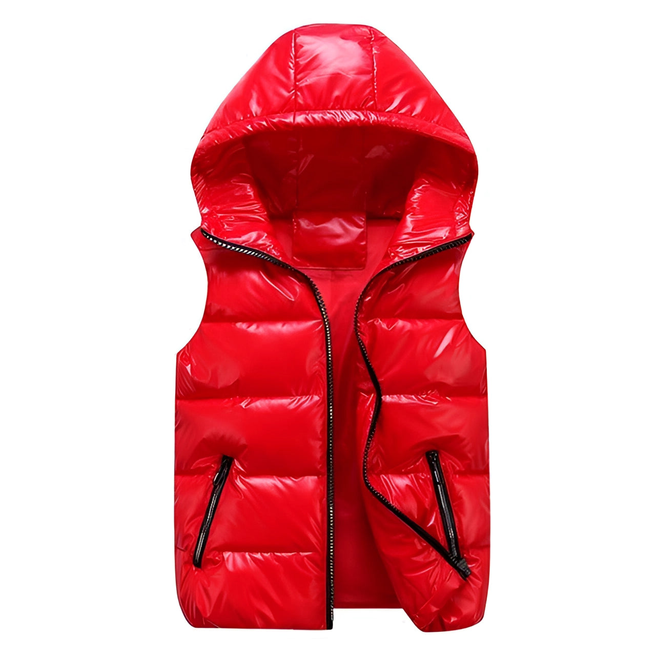 Men’s Puffer Vest – Reflective Quilted Bodywarmer – Lightweight Winter Gilet