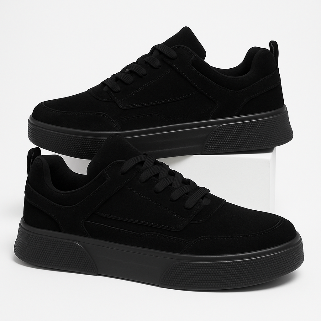 Men’s Suede-Look Sneakers – Stylish Comfortable Trainers for Streetwear