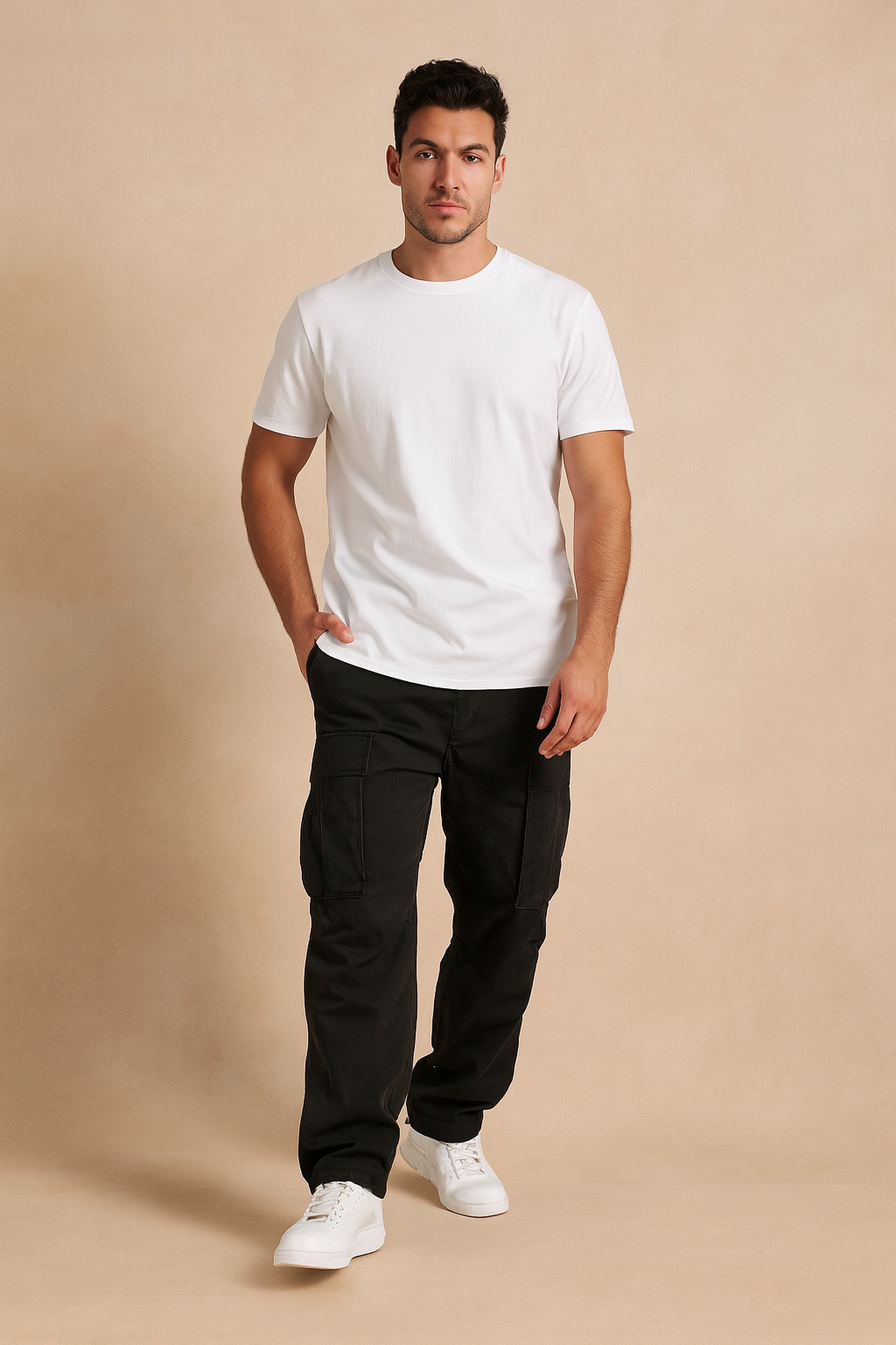 Men’s Smart-Casual Trousers – Durable Everyday Comfort with Drawstring Waist