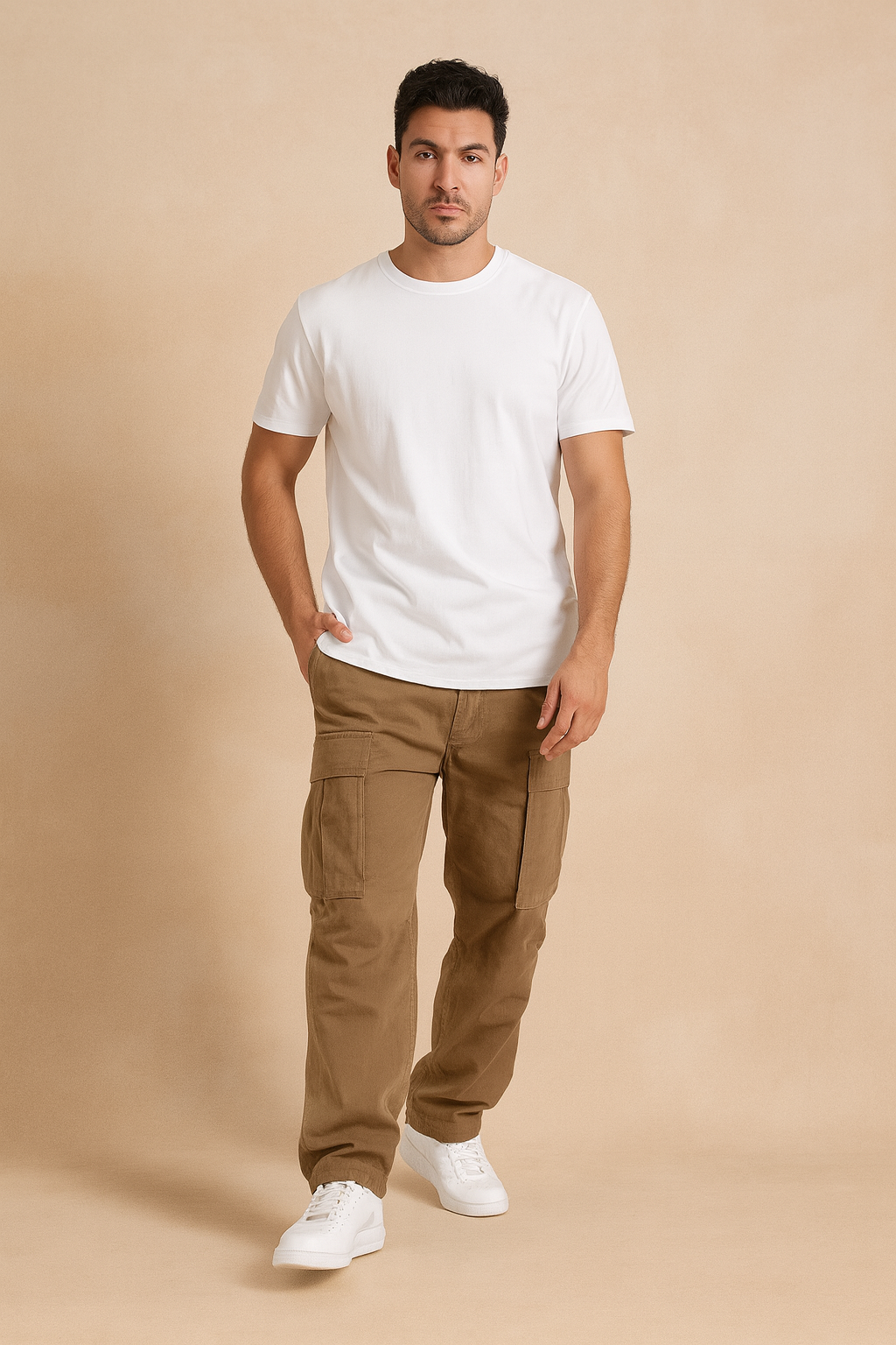 Men’s Smart-Casual Trousers – Durable Everyday Comfort with Drawstring Waist