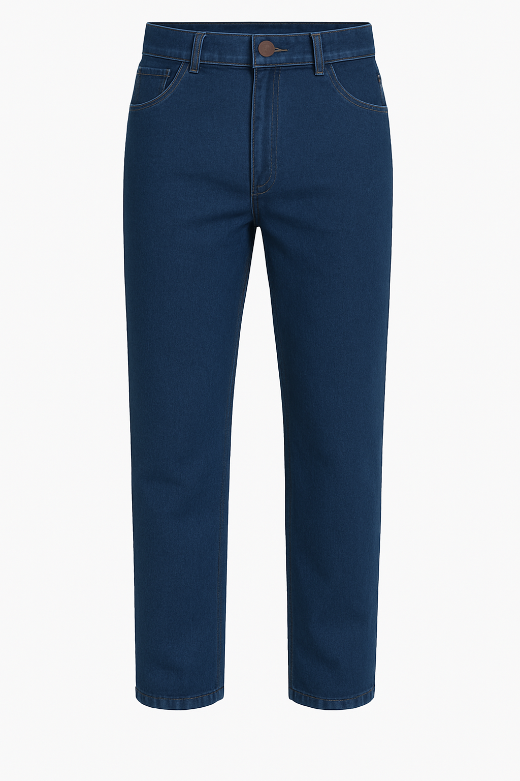 Men's High-Waisted Jeans – Classic Fit Stretch Denim with Comfortable Feel