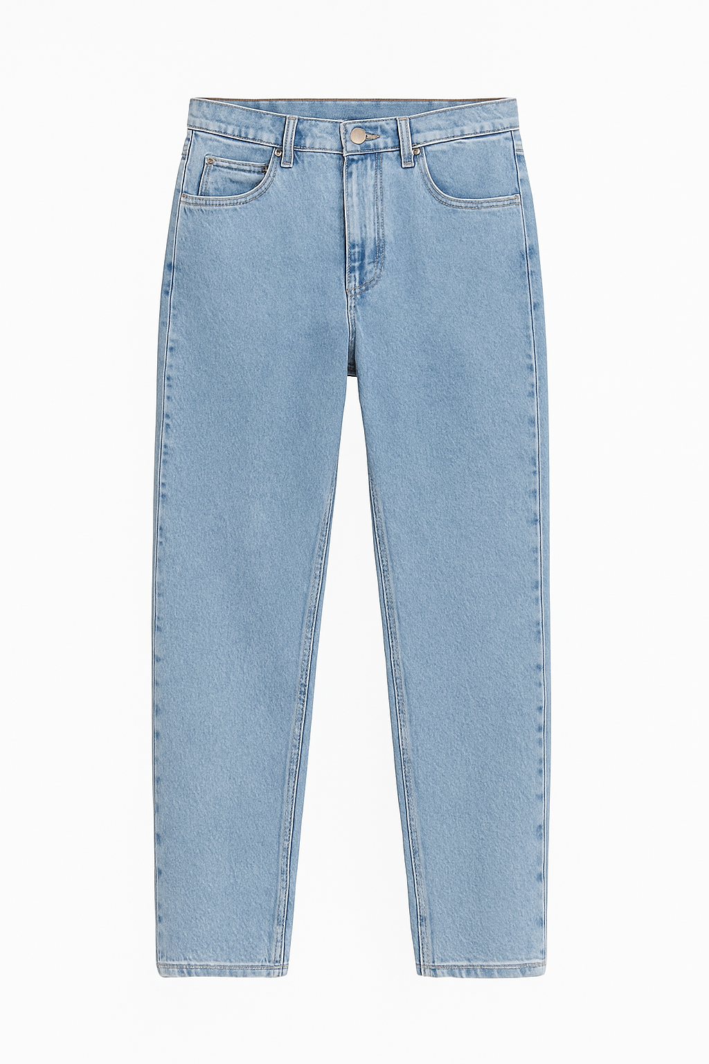Men’s Classic Jeans – Solid Colour Cotton Blend, Regular Fit