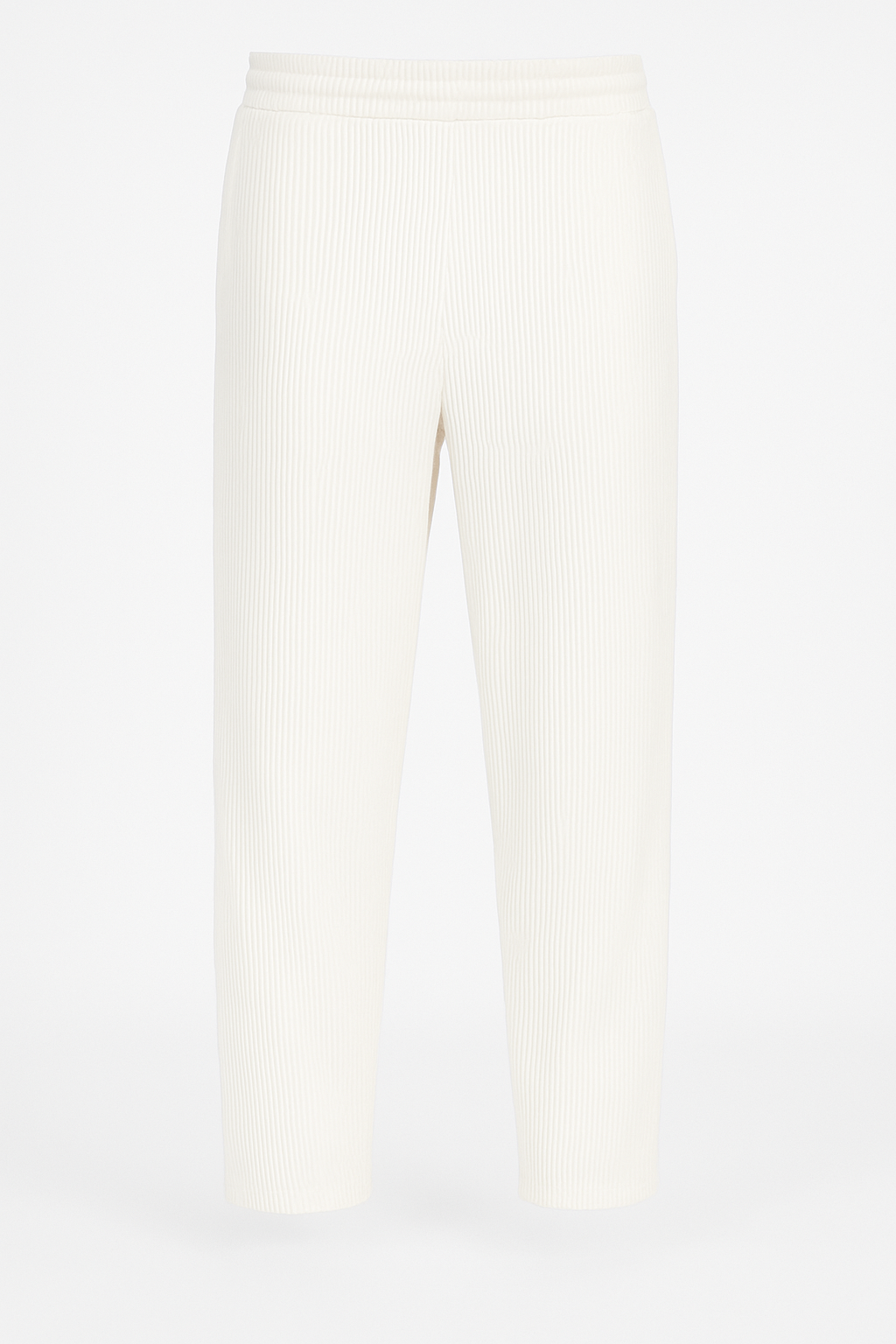 Men’s Comfort-Fit Pleated Trousers – Relaxed Plissé Pants with Tapered Leg