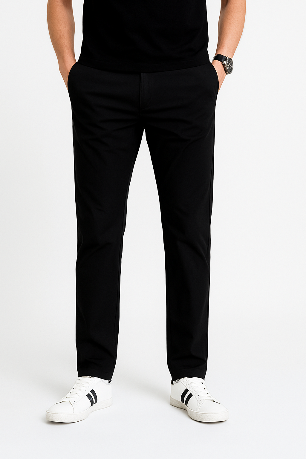 Men’s Straight-Leg Trousers – Breathable, Wrinkle-Free & Comfortable for Spring and Summer