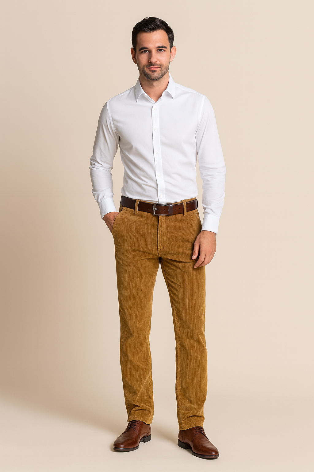 Men’s Corduroy Jeans – Classic Stylish Trousers with Comfortable Fit
