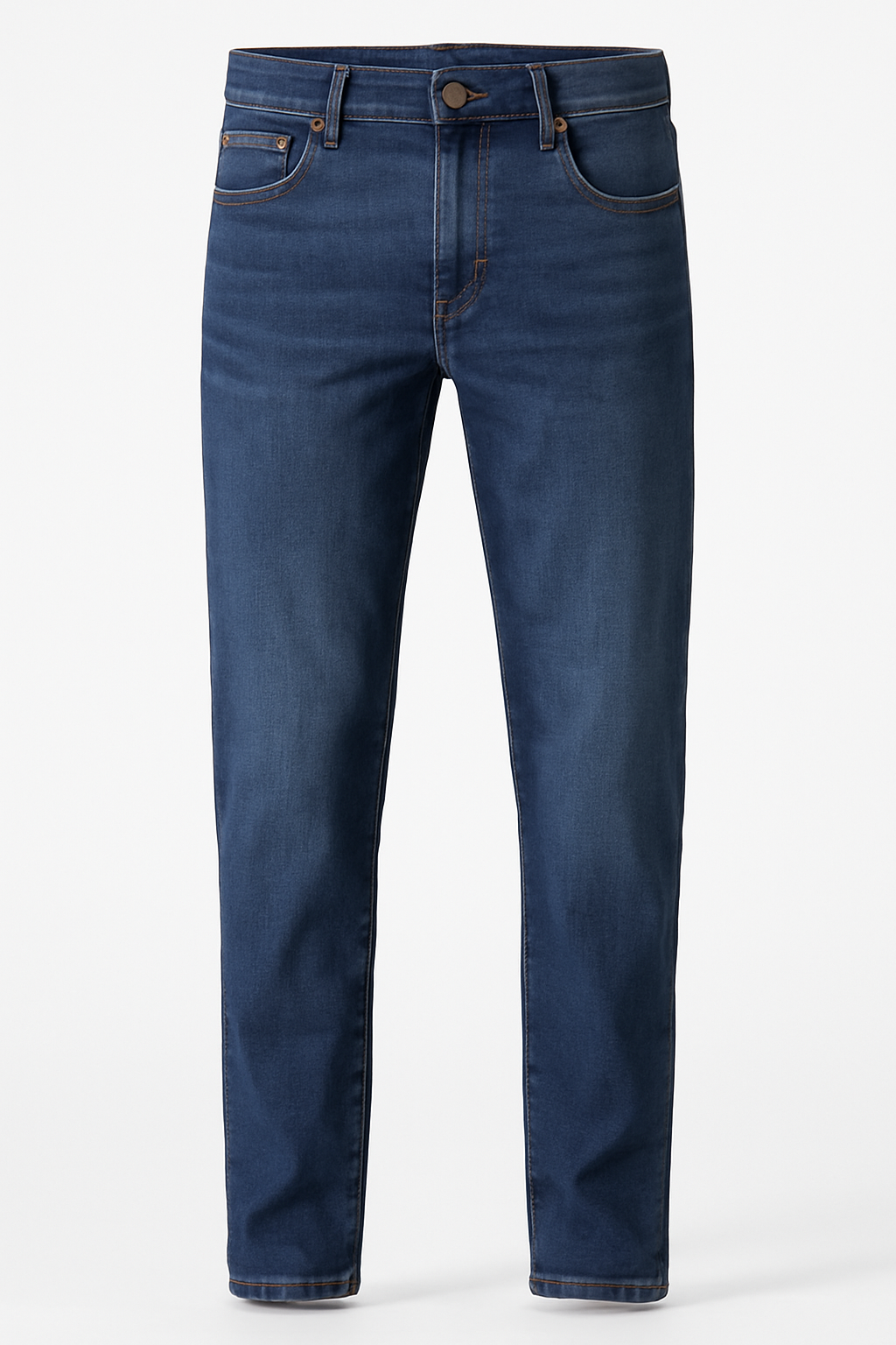 Men’s Stretch Denim Jeans – Regular Fit Lightweight Comfortable Trousers