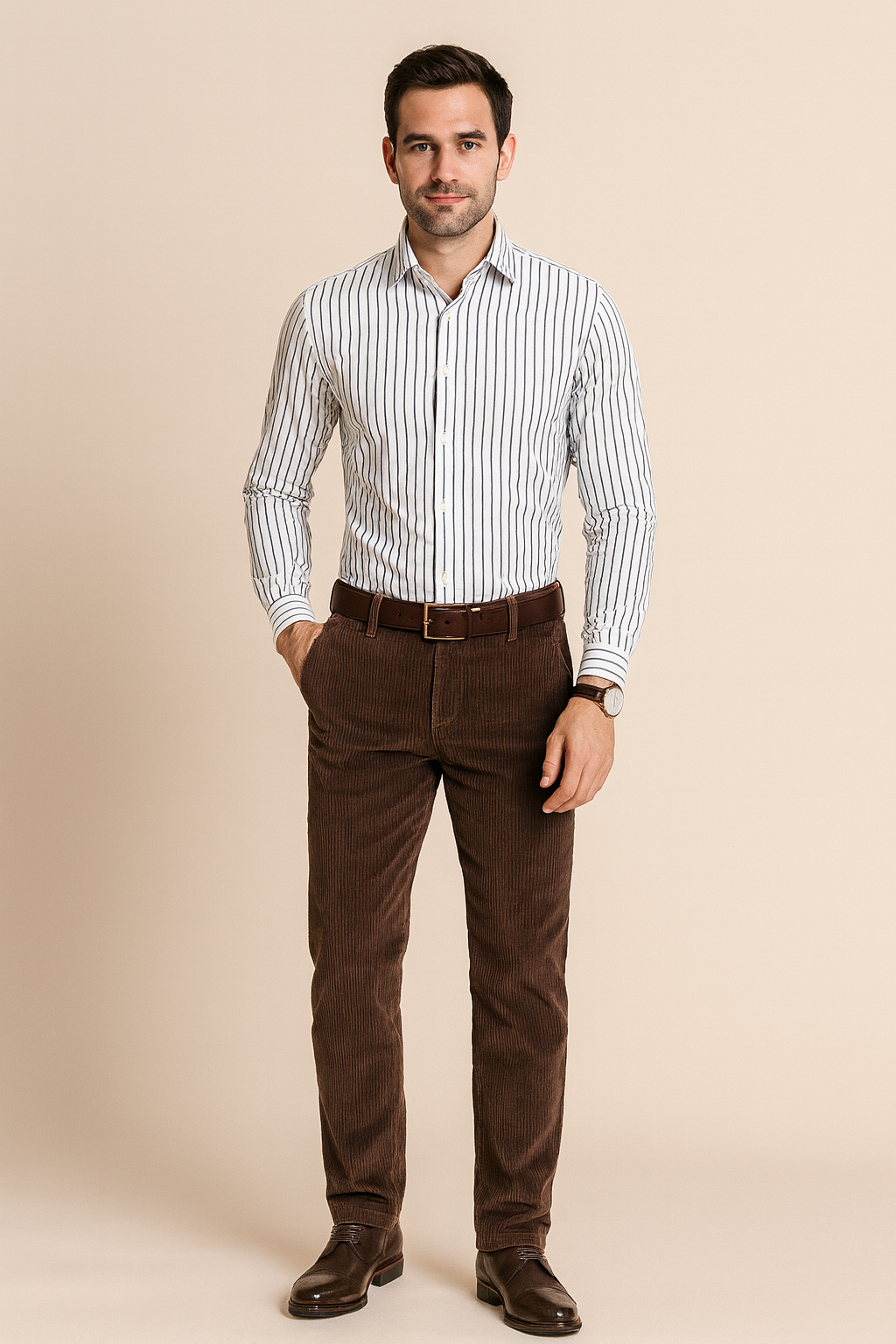 Men’s Corduroy Jeans – Classic Stylish Trousers with Comfortable Fit