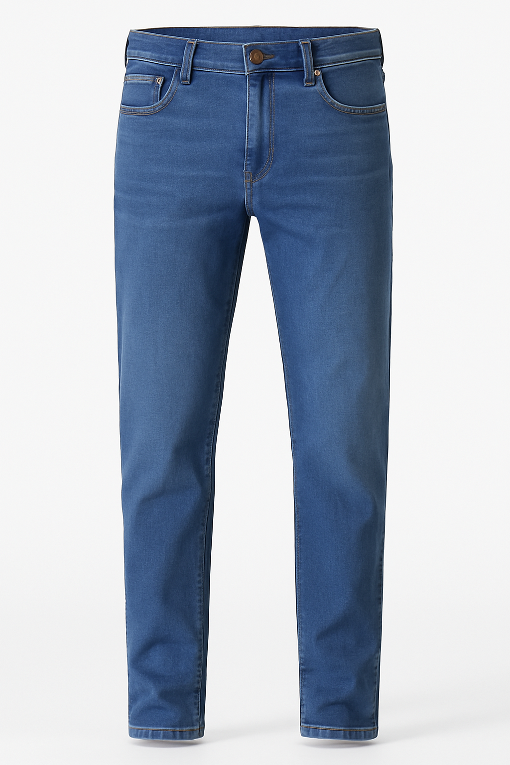 Men’s Stretch Denim Jeans – Regular Fit Lightweight Comfortable Trousers
