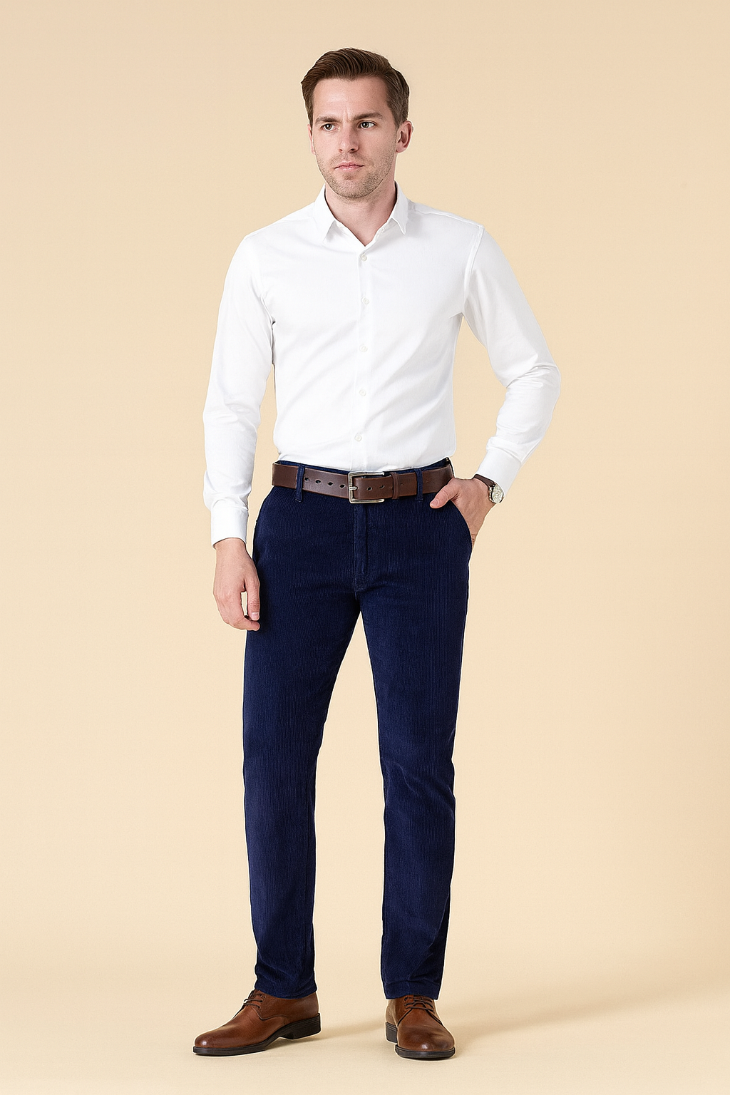 Men’s Corduroy Jeans – Classic Stylish Trousers with Comfortable Fit