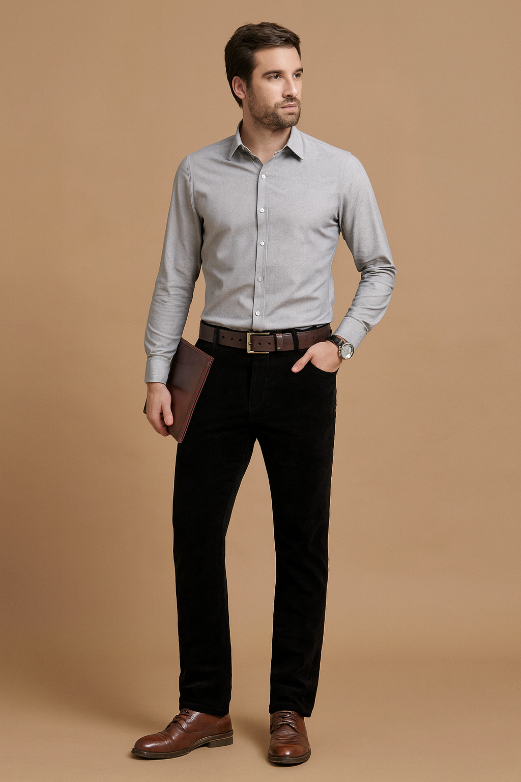 Men’s Corduroy Jeans – Classic Stylish Trousers with Comfortable Fit