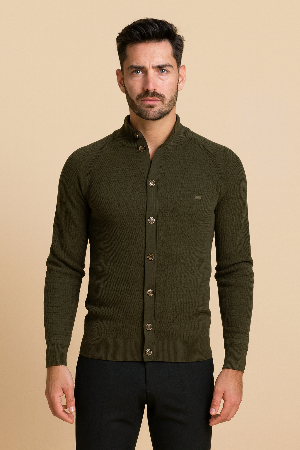 Men's Cashmere Cardigan 100% Pure Wool