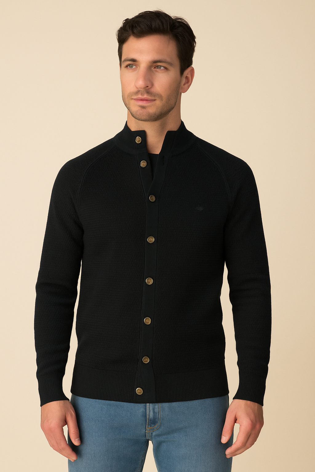 Men's Cashmere Cardigan 100% Pure Wool