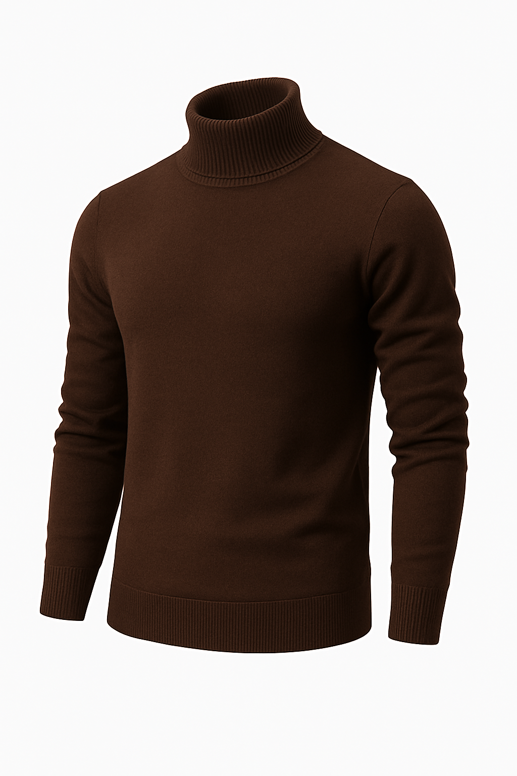 Men’s Turtleneck Jumper – Slim Fit Knit Sweater – Elegant & Warm Winter Pullover