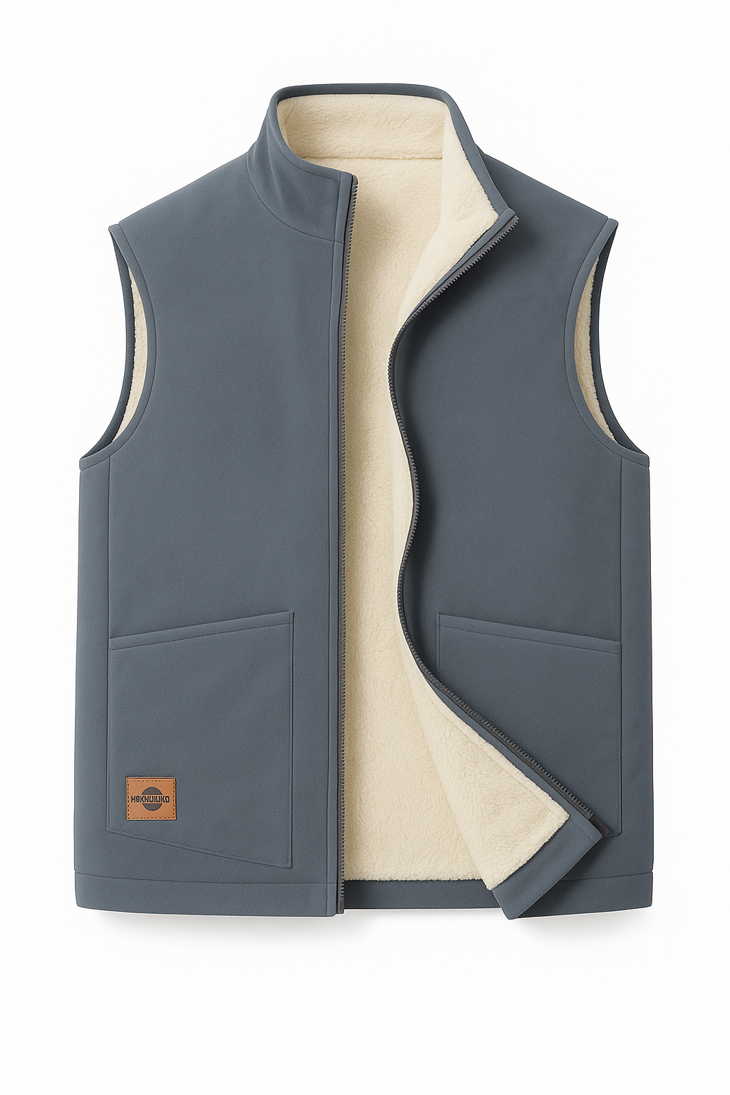 Men’s Fleece Lined Bodywarmer – Sleeveless Winter Gilet – Warm & Lightweight