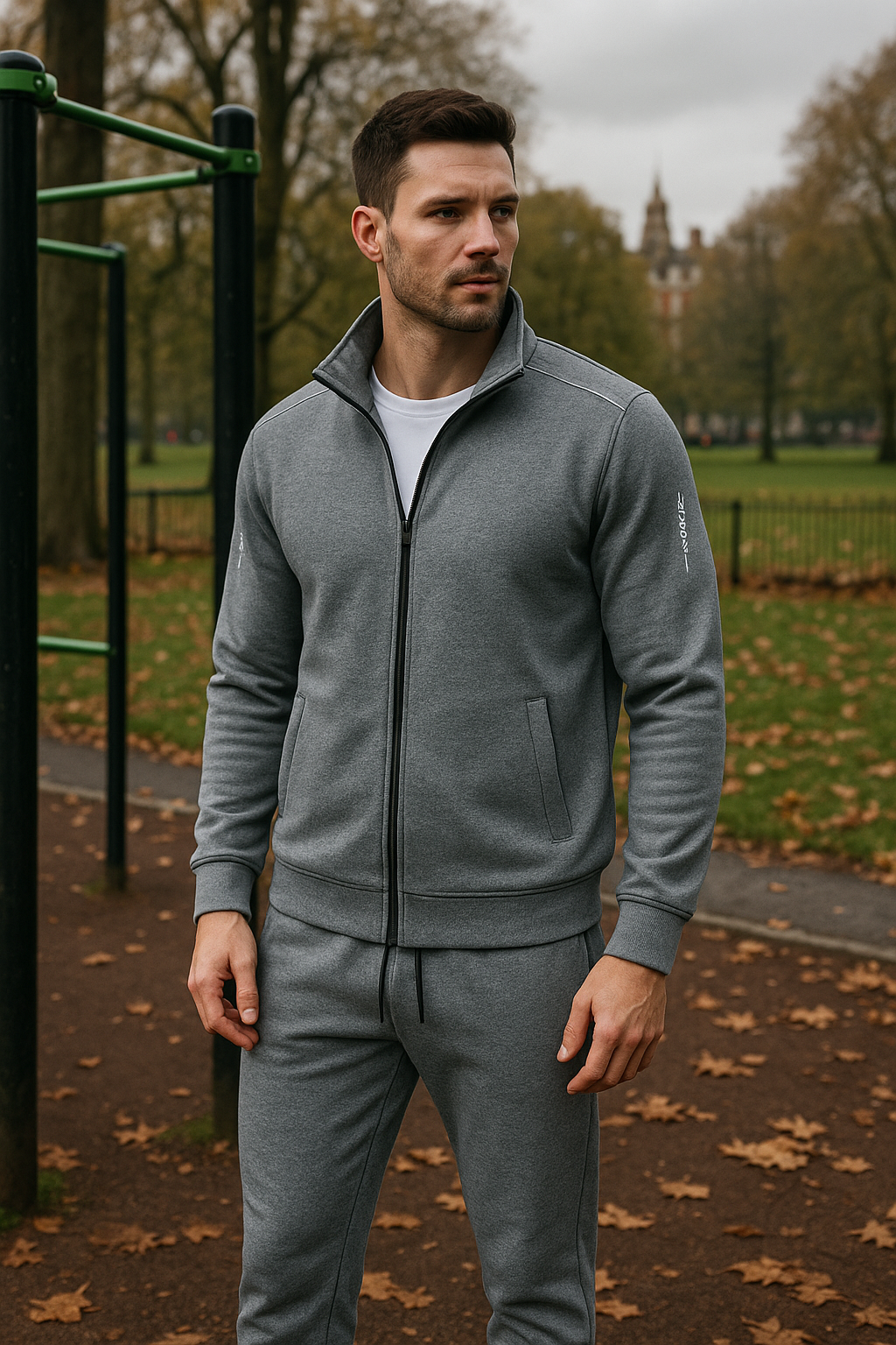 Men’s Tracksuit – Zip-Up Jacket & Joggers – Comfortable Athletic Streetwear