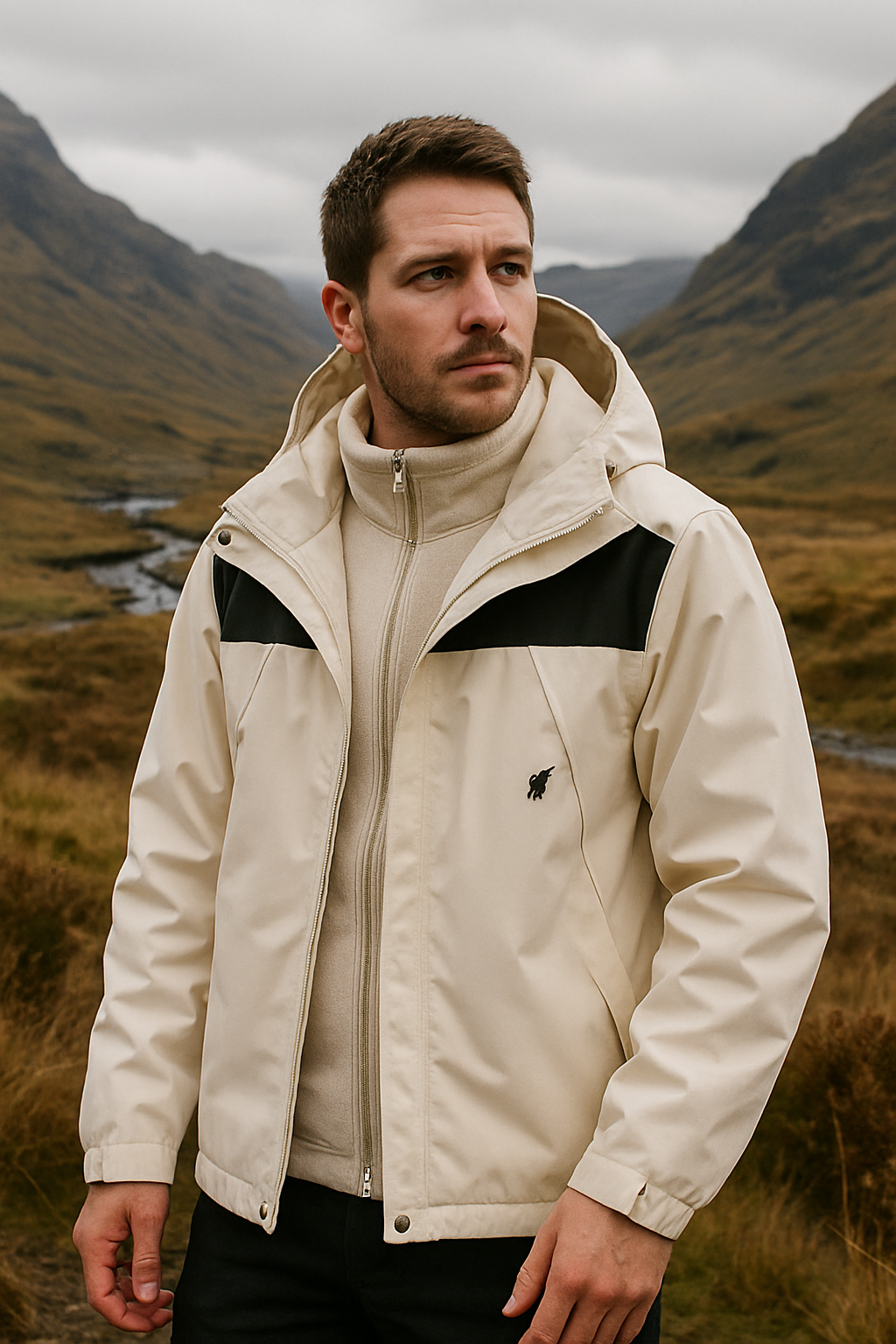 Men’s 3-in-1 Winter Jacket – Waterproof Hooded Coat – Warm & Versatile Outerwear