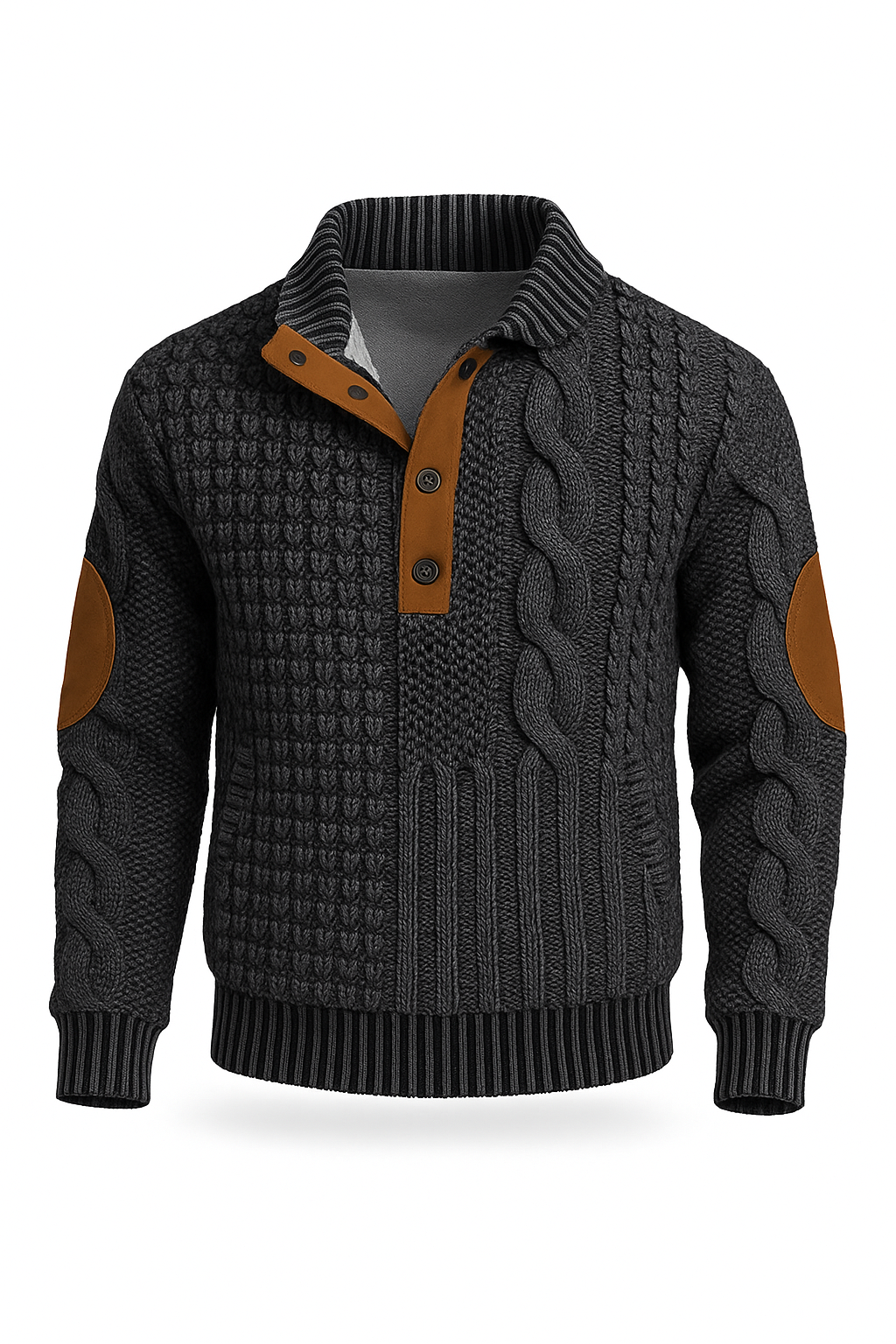 Men’s Knit Sweater – Warm Pullover – Casual & Smart Wear