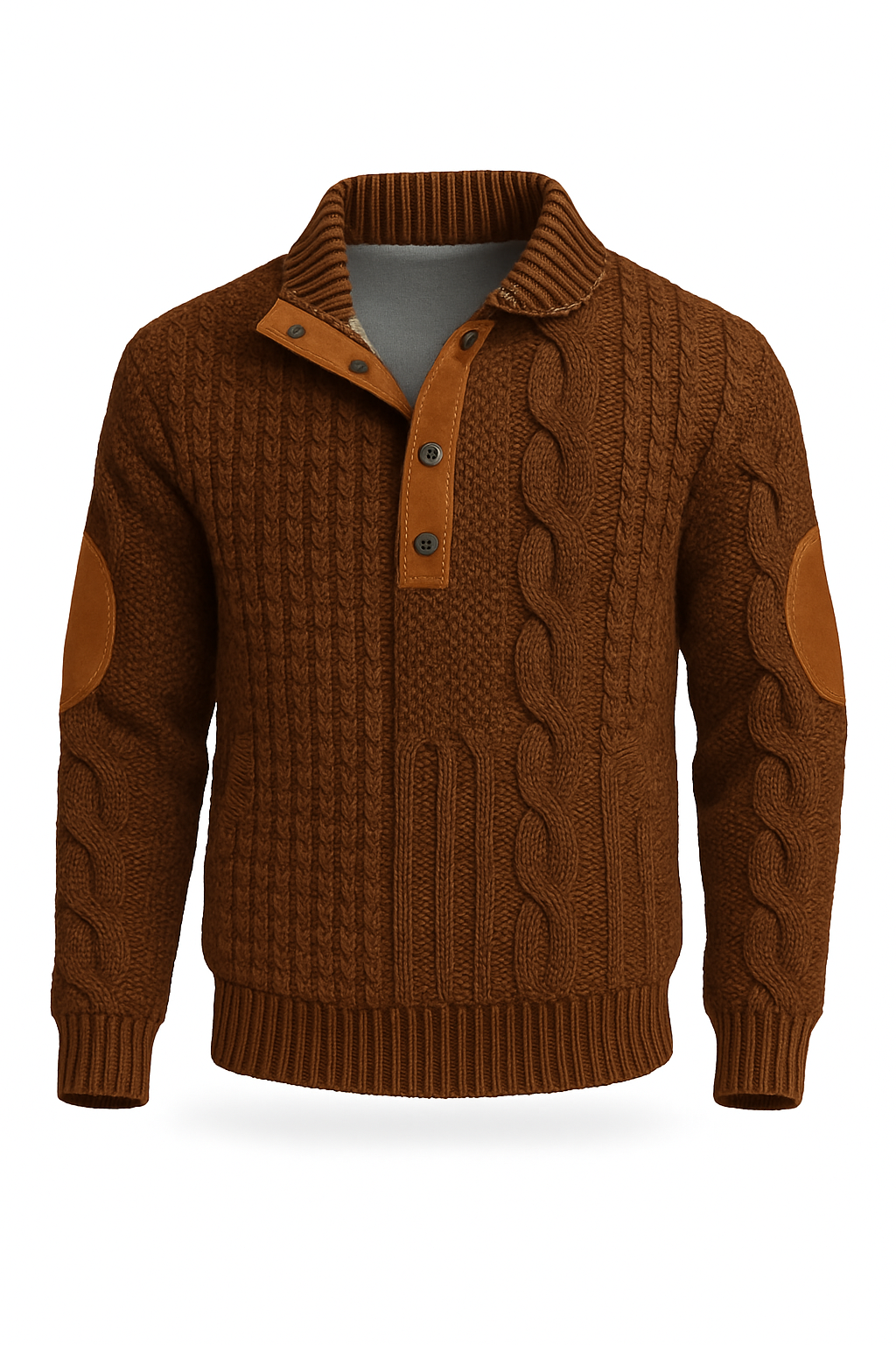 Men’s Knit Sweater – Warm Pullover – Casual & Smart Wear