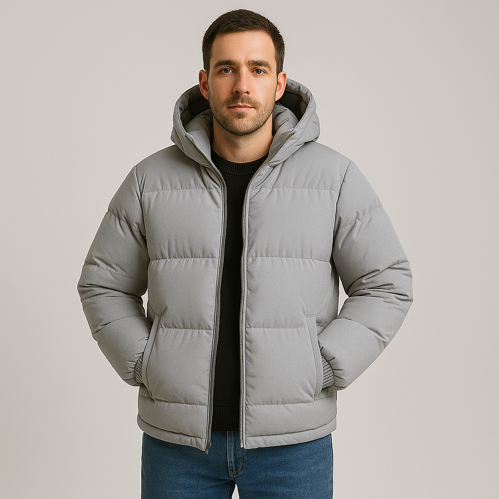 Men’s Waterproof Winter Parka – Insulated, Hooded, Windproof