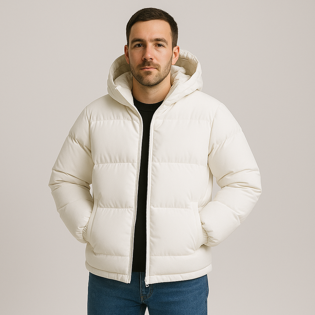 Men’s Waterproof Winter Parka – Insulated, Hooded, Windproof