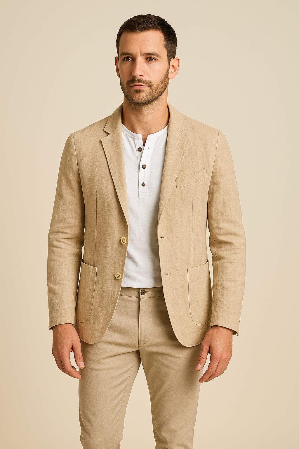 Men’s Linen Blazer – Lightweight Riviera Jacket