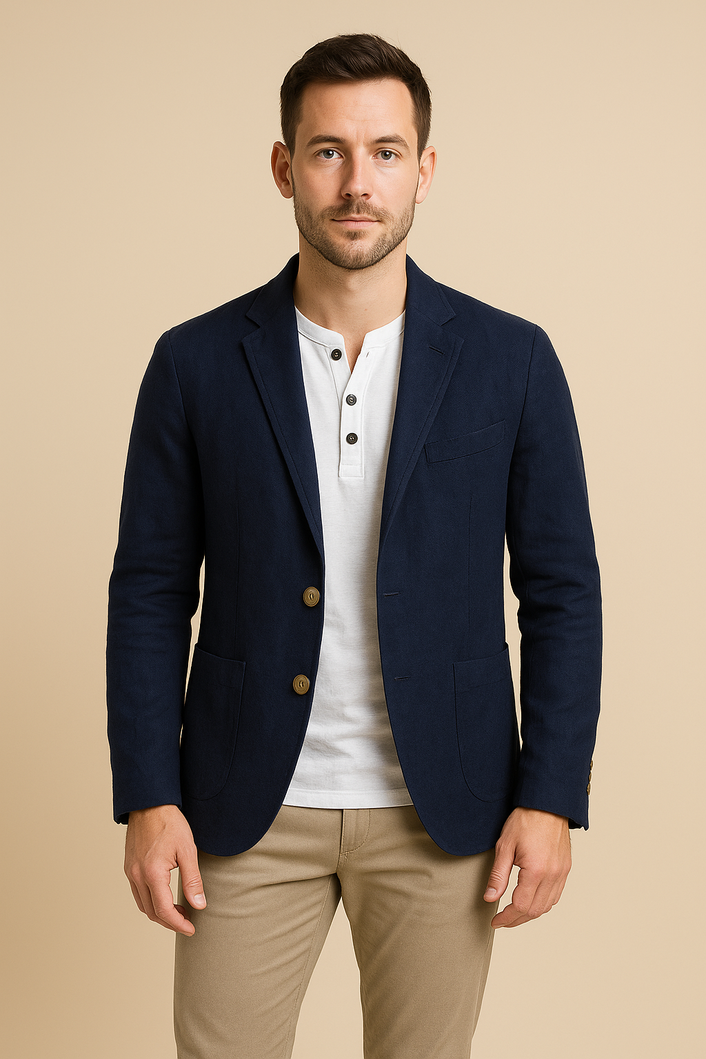 Men’s Linen Blazer – Lightweight Riviera Jacket