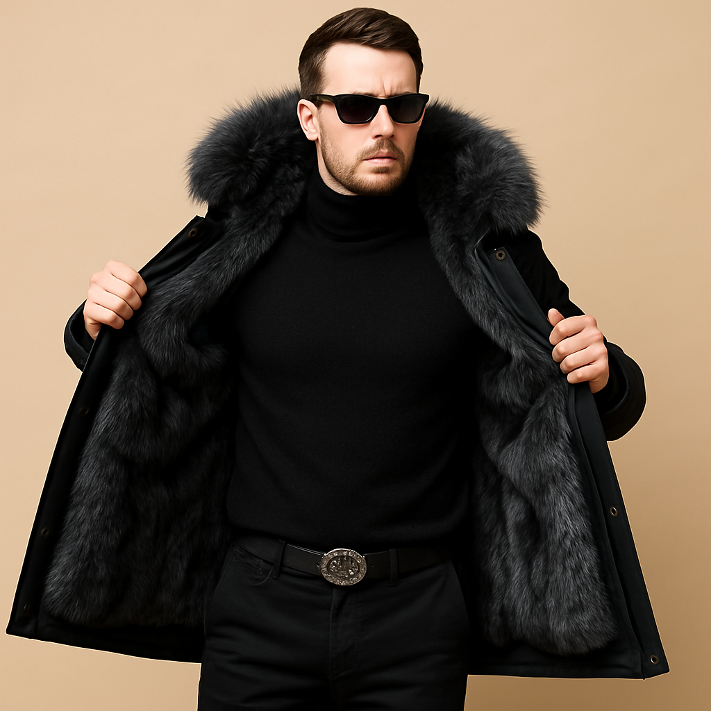 Men’s Winter Puffer Jacket with Hood – Insulated, Warm & Comfortable