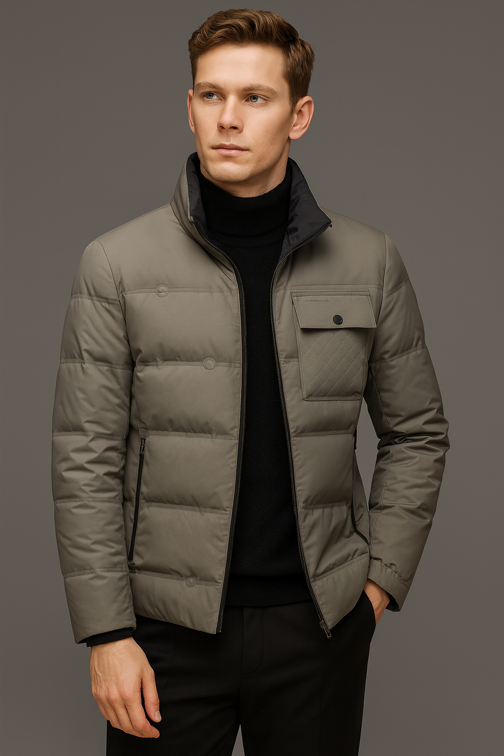 Men’s Premium Quilted Down Jacket